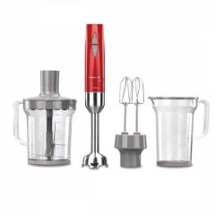 Korkmaz A445-04 Kırmızı Vertex Mega Blender Set