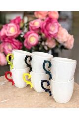 Acar 10961 Porselen Kupa Takımı 6 Lı