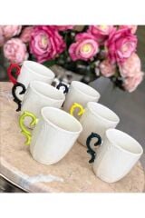 Acar 10961 Porselen Kupa Takımı 6 Lı