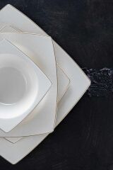 Acar 353 Story 60 Prç Bone Chına Yemek Takımı