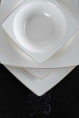 Acar 353 Story 60 Prç Bone Chına Yemek Takımı