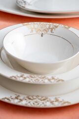 Acar 6210 Rosalie 60 Prç Porselen Yemek Takımı