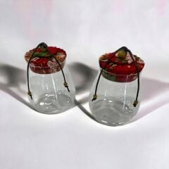 Acar ACR-136 Cam Kavanoz Kırmızı 350 ML