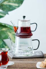 Acar 205 Jasmin Borosilikat Cam Çaydanlık