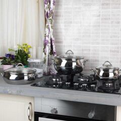 Korkmaz A1801 6 Parça Tombik Jr Tencere Takımı