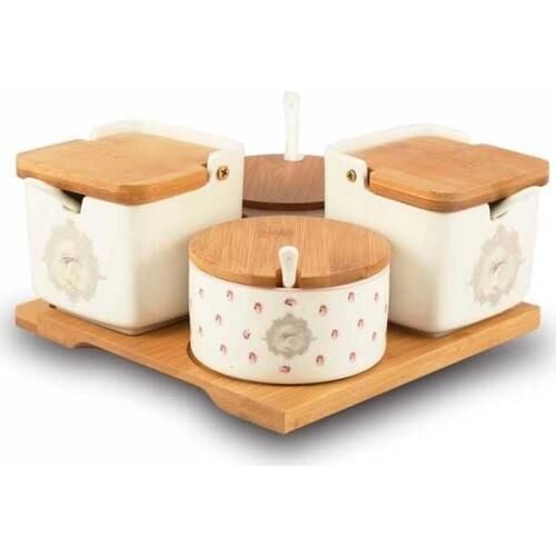 Korkmaz A684-02 Natura 13 Parça Pink Baharatlık Takımı