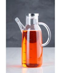 Acar Evie 11224 Metal Kapaklı Cam Yağdanlık - 750 ML