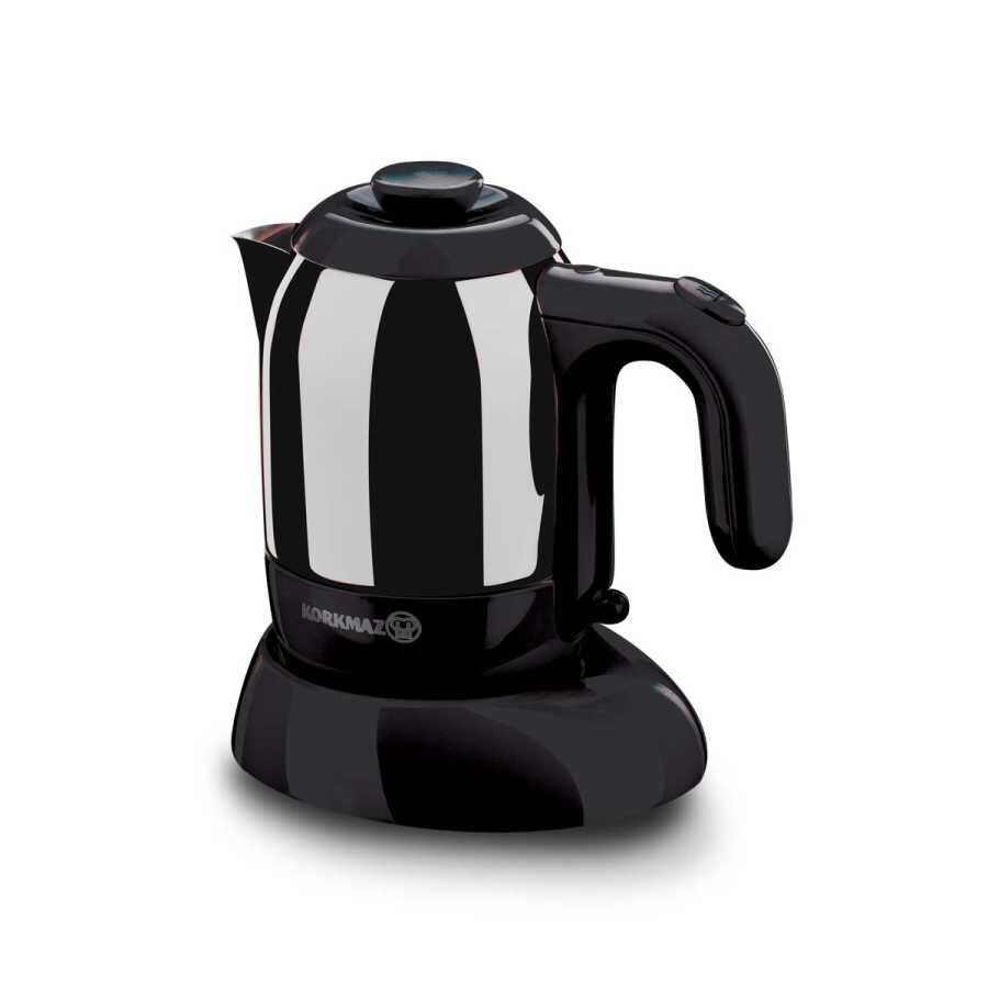Korkmaz A475-03 Mia Elektrikli Cezve Inox / Siyah