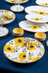 Acar 12351 Daisy 27 Parça 6 Kişilik Kahvaltı Takımı