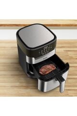 Tefal EY505D15 Easy Fry Grill Precision + Yağsız Fritöz Airfryer, Hava ile Kızartma & Izgara