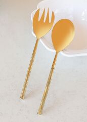 The Mia CKB0179 Goldy Salata Servis Takımı 2 Parça