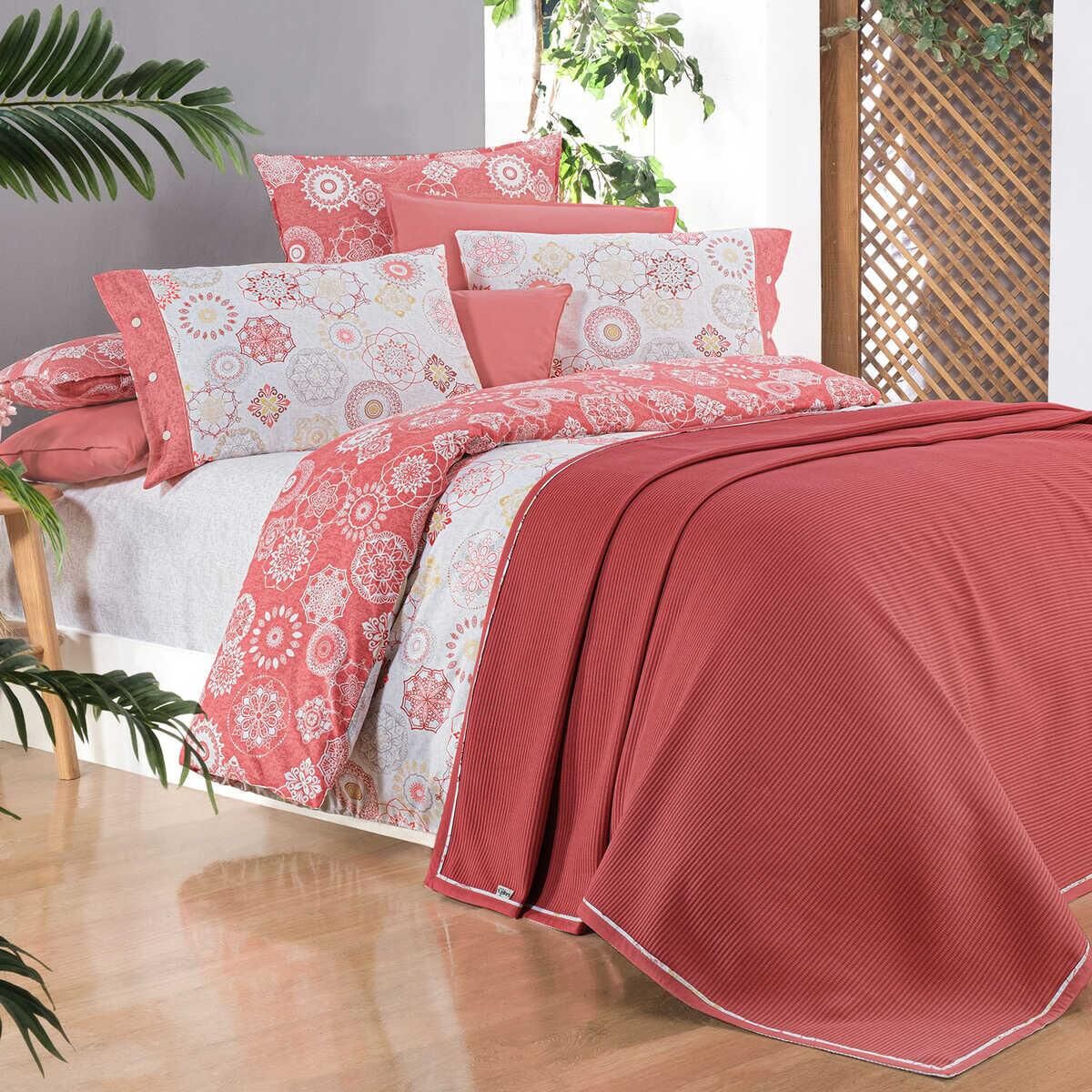 Sarev Eva Bronte V2 Pike Setli Nevresim Takımı Tek Kişilik