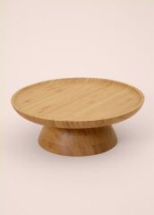 The Mia NTR0022 Natura Bambu Ayaklı Servis 28x10 Cm