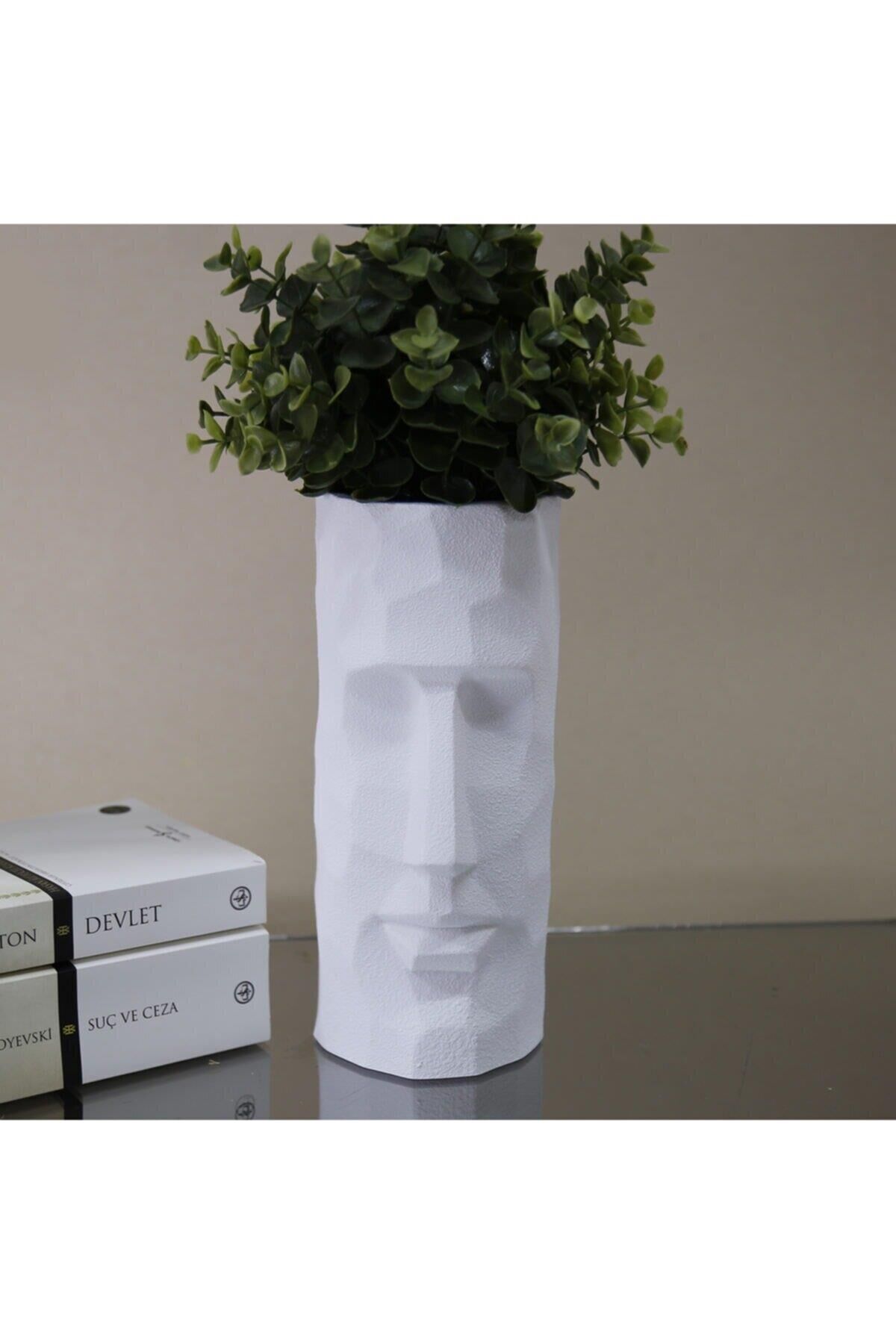 Poseidon 116BYZ71RS Büyük Boy Beyaz Saksı