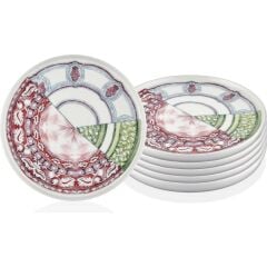 The Mia KNS005 Kintsugi Pasta Tabağı 4 Lü Set - 20 cm