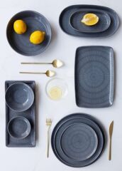 The Mia NON0012 Noon Salata Kasesi Gri 23 Cm