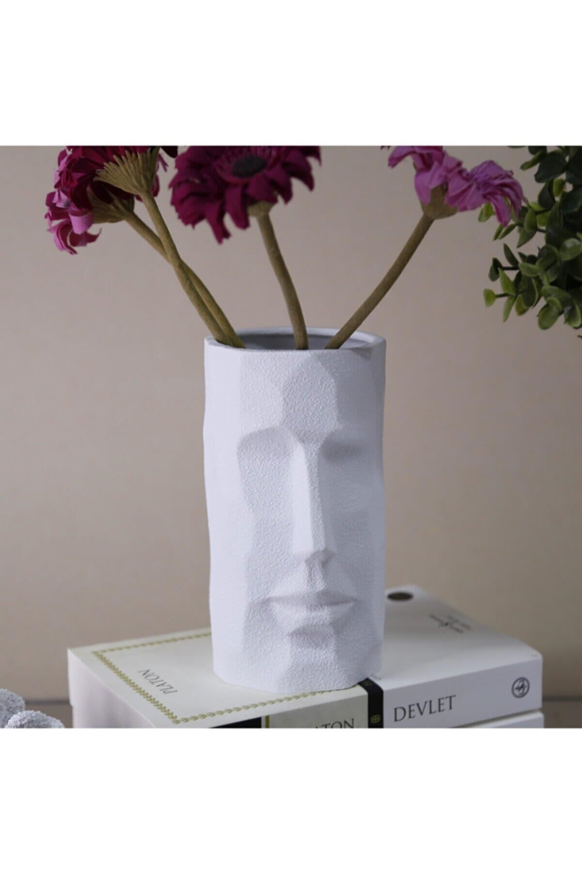 Poseidon 116BYZ72RS Küçük Boy Beyaz Saksı