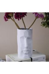 Poseidon 116BYZ72RS Küçük Boy Beyaz Saksı