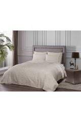 Taç Palina Bej Jakar Pike Takımı Tek Kişilik