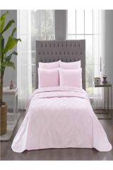 Taç Madison Pembe Jakar Pike Takımı Çift Kişilik