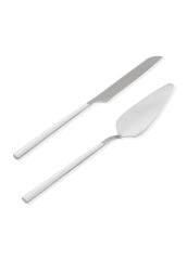 The Mia CKB0249 Bianco Pasta Servis Takımı 2 Parça Gümüş