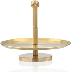 The Mia BRS0139 Brass Pirinç Lokumluk 8*8 Cm