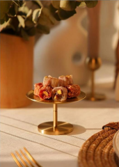 The Mia BRS0140 Brass Pirinç Lokumluk 8*6 Cm