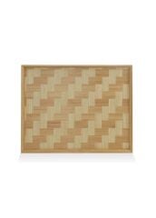 The Mia TPS0065 Wicker Bambu Tepsi 40x31 Cm
