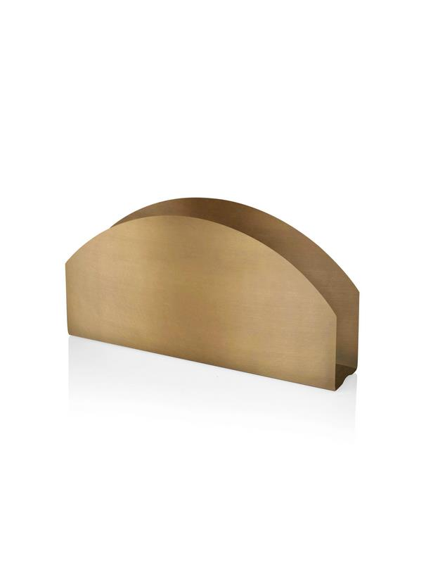 The Mia PCT0016 Peçetelik Gold Kaplama 16 x 8 Cm