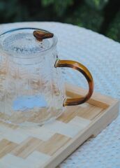 The Mia TPS0066 Wicker Bambu Tepsi 31x25 Cm