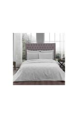 Taç Madison Gri Jakar Pike Takımı Çift Kişilik