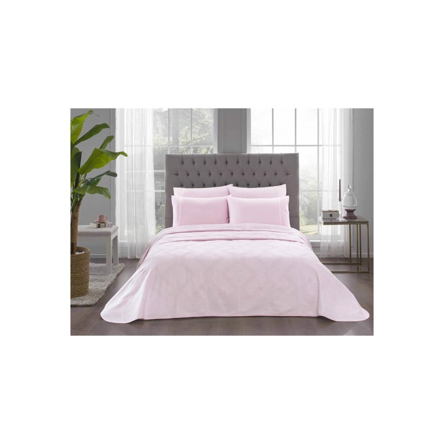 Taç Madison Pembe Jakar Pike Takımı Tek Kişilik