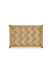 The Mia TPS0072 Wicker Bambu Tepsi 36x25 Cm