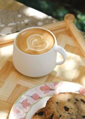 The Mia TPS0072 Wicker Bambu Tepsi 36x25 Cm