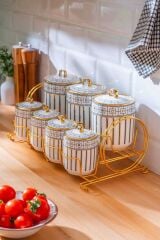 Acar 7513 Diagon 7 Li Standlı Baharat Takımı