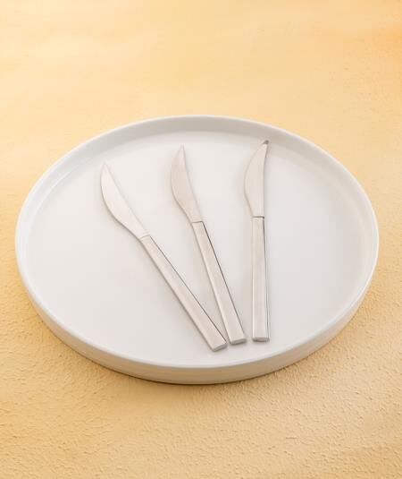 Acar 5810 Karat Moon 3 Lü Yemek Bıçak Takımı