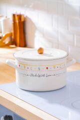 Acar 7706 Made With Love Emaye Kızartma Tenceresi 24 Cm