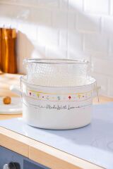 Acar 7706 Made With Love Emaye Kızartma Tenceresi 24 Cm