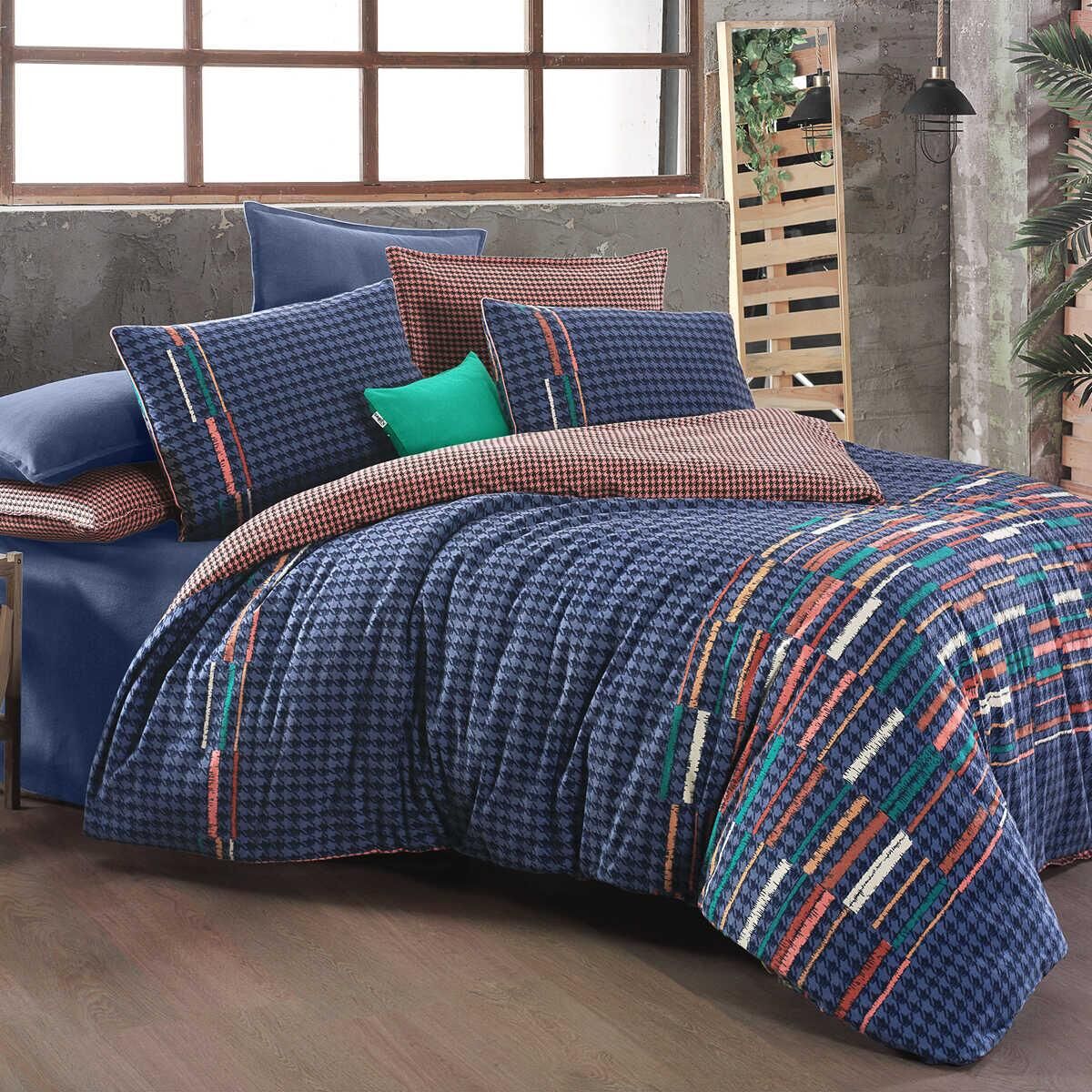 Sarev Layra V1 Flanel Nevresim Takımı Tek Kişilik