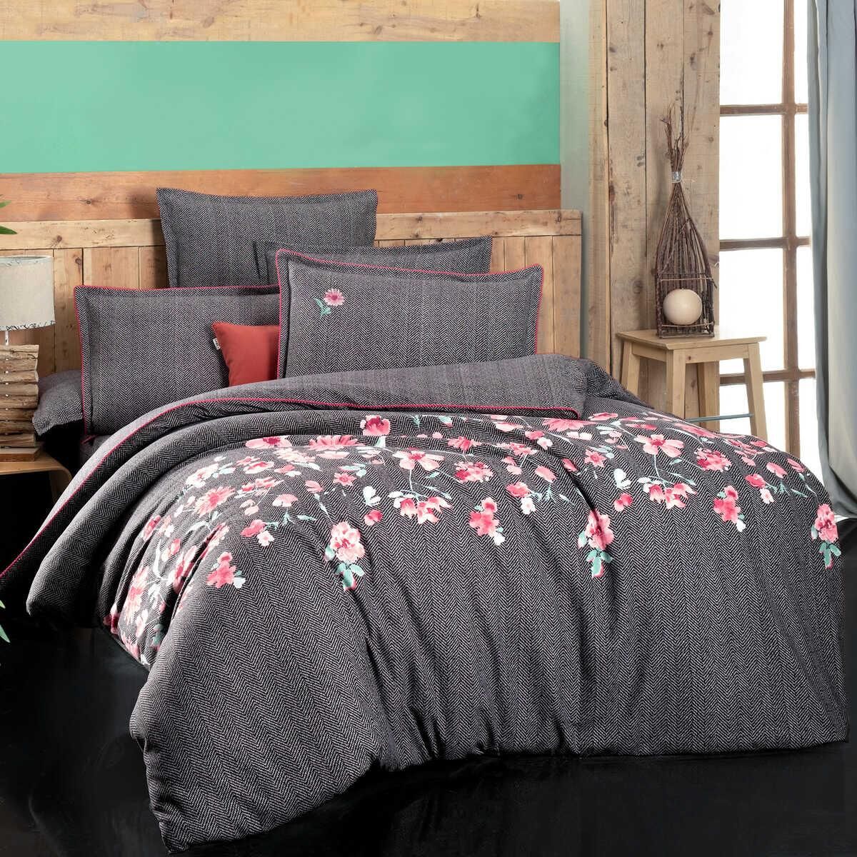 Sarev Sıva V1 Flanel Nevresim Takımı Çift Kişilik