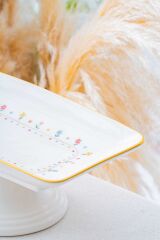 Acar 7731 Livaldi Ayaklı Çikolata Tabağı 28 x 16 Cm