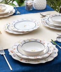 Acar 6350 Hillary Yuvarlak 24 Parça Yemek Takımı