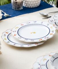 Acar 6350 Hillary Yuvarlak 24 Parça Yemek Takımı