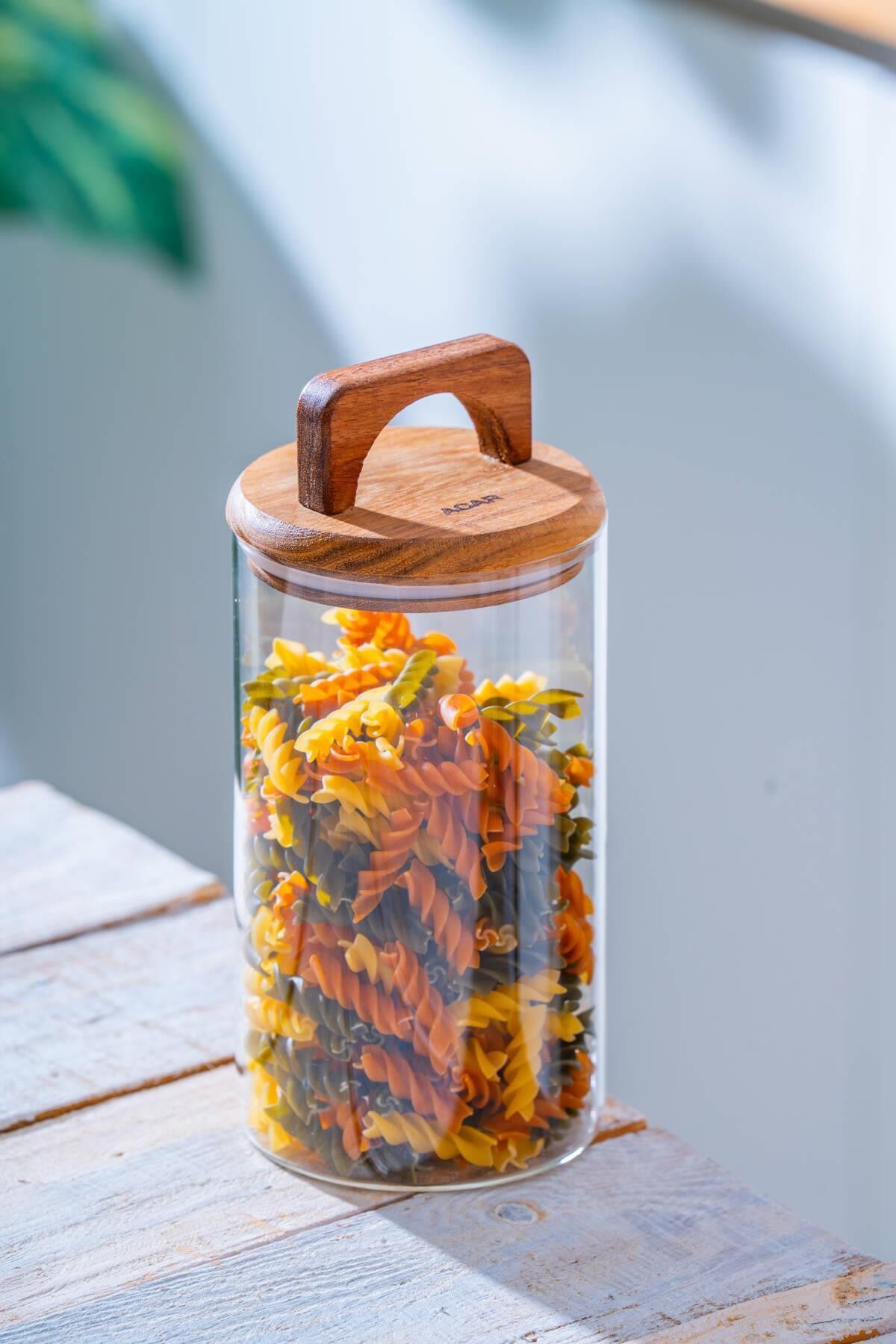 Acar 7571 Malibu Akasya Kapaklı Kavanoz 1000 ML