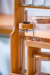 Acar 7589 Malibu Bambu Standlı 12 Li Baharat Takımı