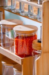 Acar 7589 Malibu Bambu Standlı 12 Li Baharat Takımı