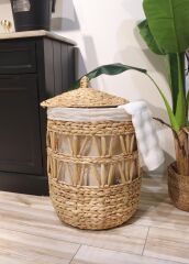 The Mia SPT0060 Hasır Çamaşır Sepeti 44x60 CM