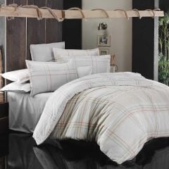 Sarev Ranıa V1 Flanel Nevresim Takımı Çift Kişilik