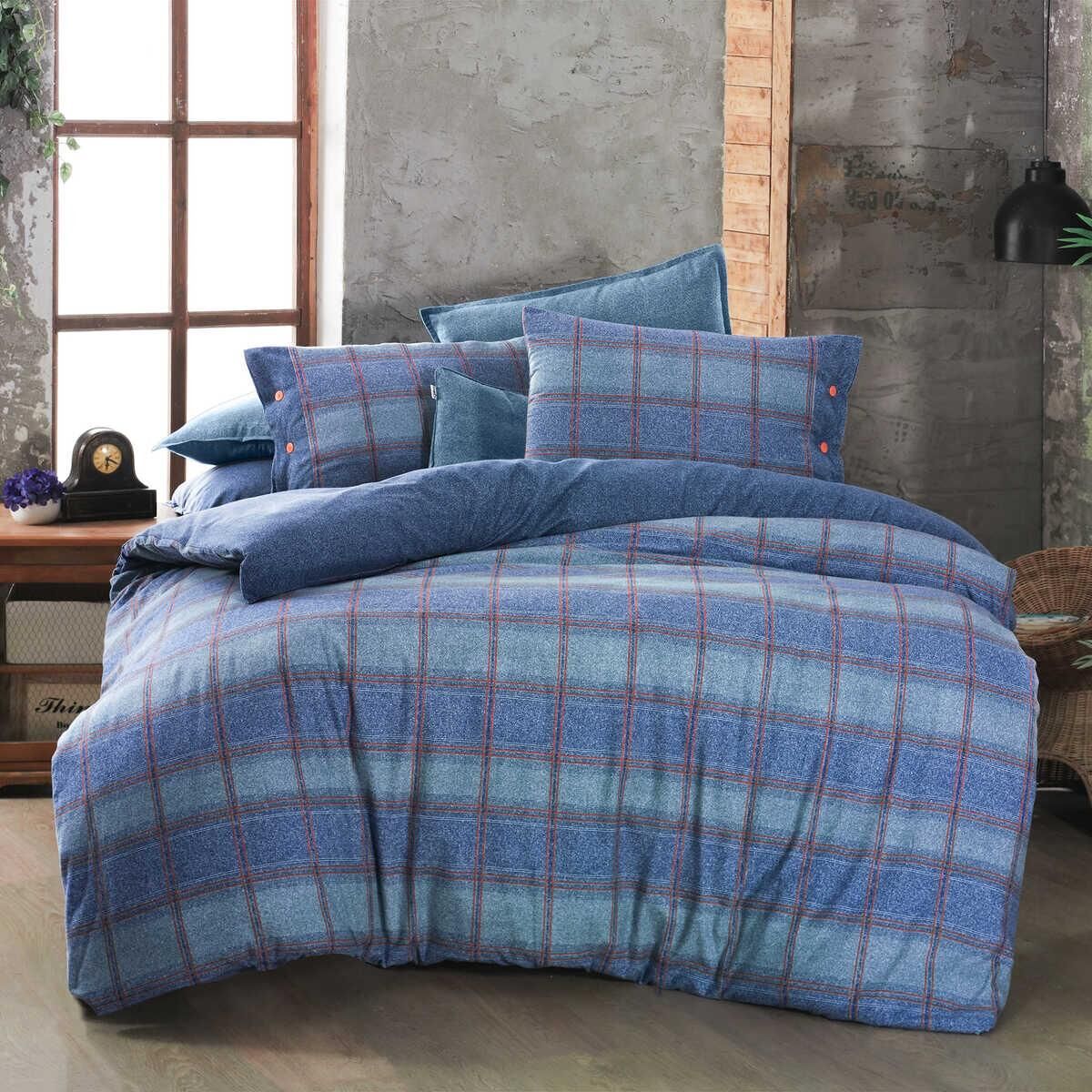 Sarev Arves V2 Flanel Nevresim Takımı Tek Kişilik