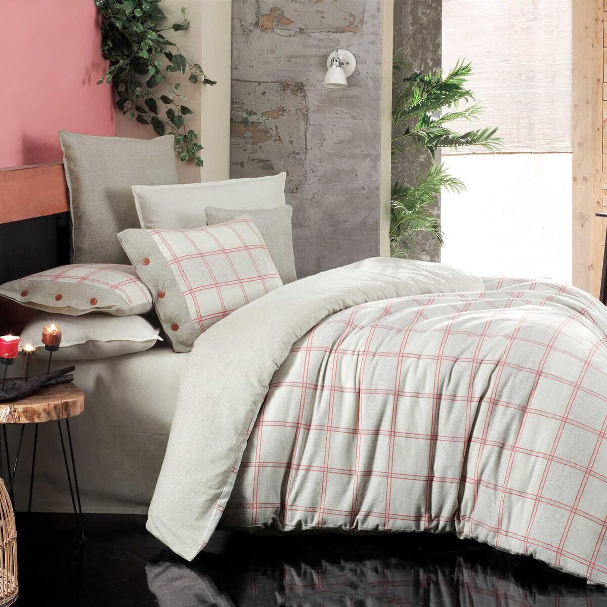 Sarev Arves V1 Flanel Nevresim Takımı Çift Kişilik